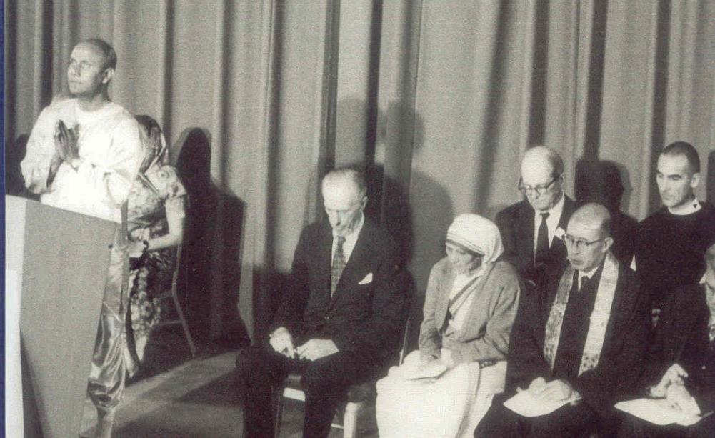 U.N. 1975 with Sri Chinmoy mother Theresa et al