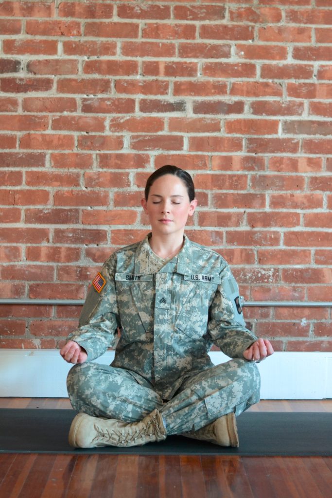 veteran, yoga, meditation, graititude